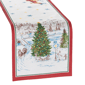 Threadmade Santa’s Snowy Sleighride Table Runner - image 1
