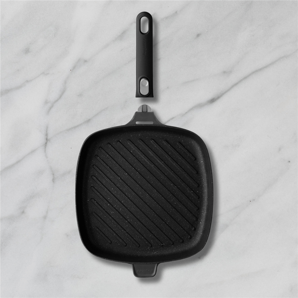 BergHOFF GEM Nonstick Cast Aluminum 11in. Square Grill Pan