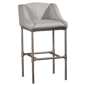 HH2 Home Dillon Low Profile Wingback Grey Bar Height Stool - image 2