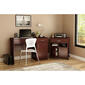 South Shore Axess Microwave Cart on Wheels-Cherry - image 5