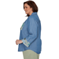 Plus Size Alfred Dunner Indigo Girls Button Front Denim Blouse - image 4
