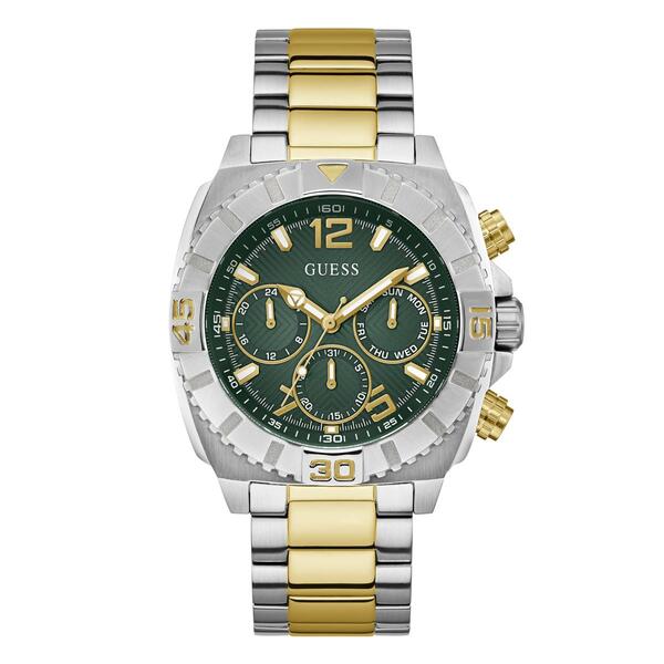 Mens Guess Two-Tone Multi Function Watch - GW0800G1 - image 