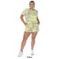 Plus Size White Mark 2pc. Top and Shorts Pajama Set - image 8