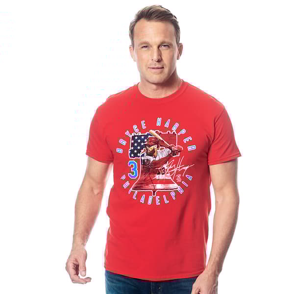 Mens Harper Philadelphia Liberty Bell Short Sleeve Tee - image 
