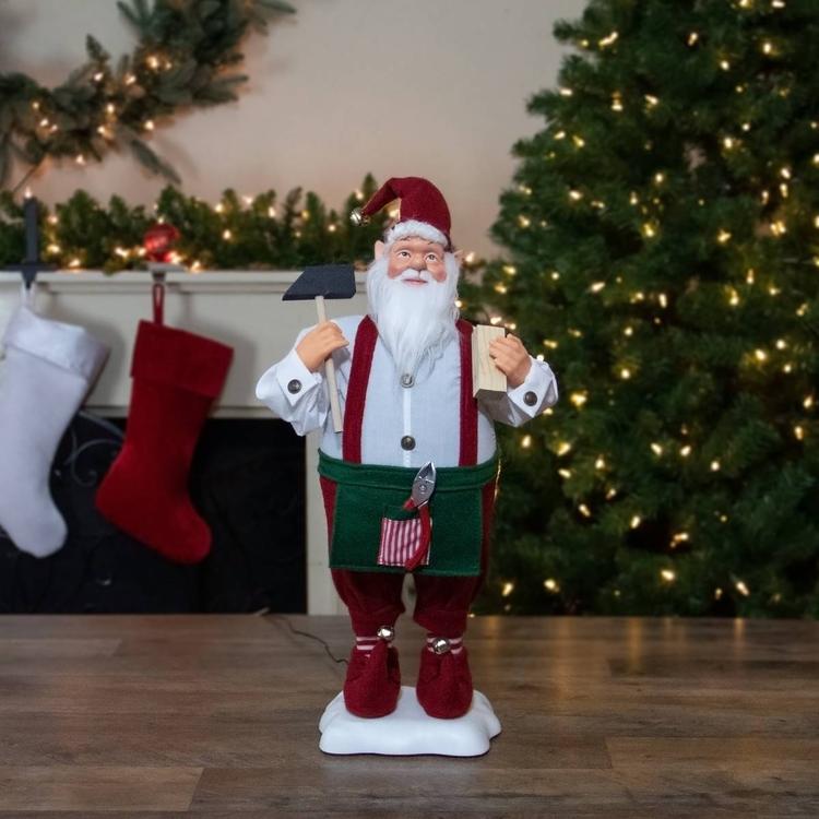 Northlight Seasonal 24in. Animated Elf Christmas Figurine