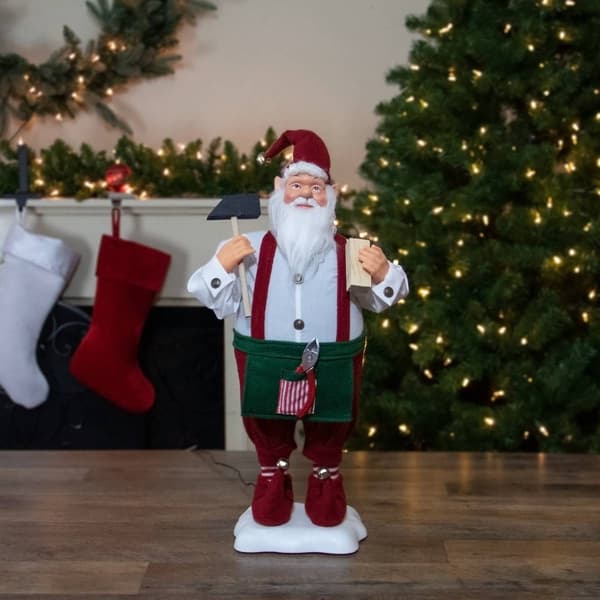 Northlight Seasonal 24in. Animated Elf Christmas Figurine