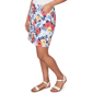 Petite Hearts of Palm Smooth Sailing Floral Pull On Skort - image 3