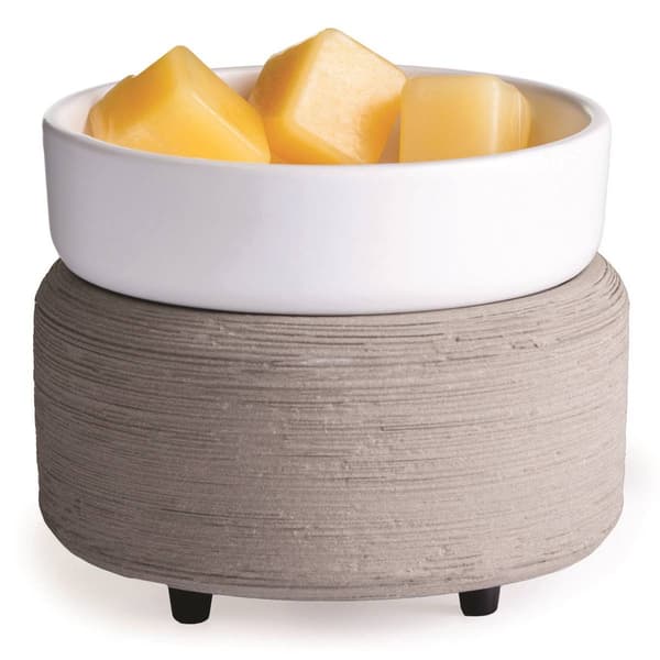 Candle Warmers Etc. Bronze Geometric 2-in-1 Wax Warmer - image 