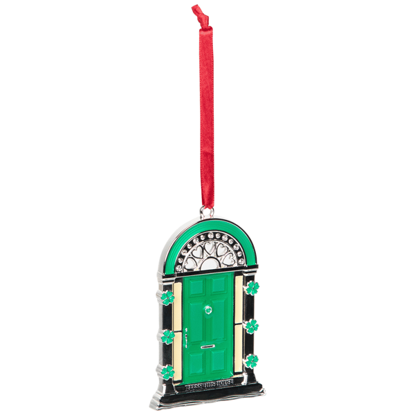 Northlight Bless This House Shamrock Door Christmas Ornament