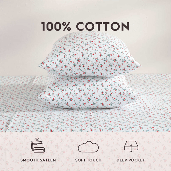Laura Ashley® Aylesmore Ditsy Percale Sheet Set