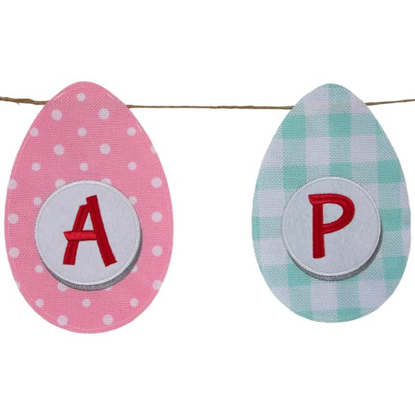 Northlight Seasonal Pastel Happy Easter Hanging Banner