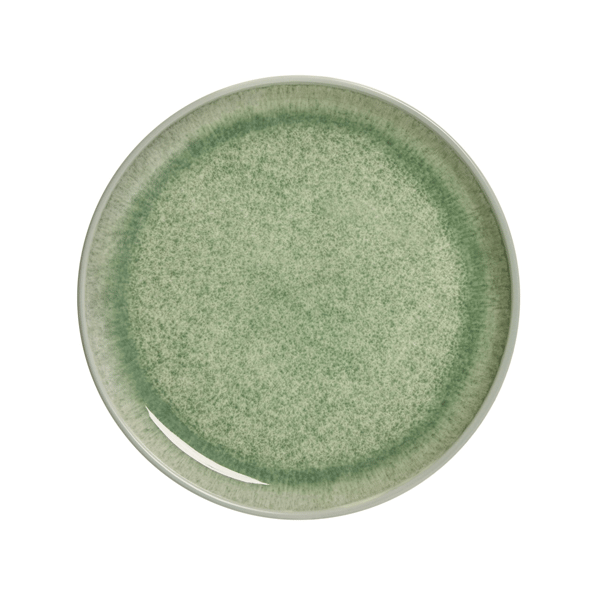Sango Asher 12pc. Green Dinnerware Set with Reactive Glaze