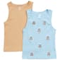 Girls (7-16) Jolie & Joy 2pk. Teddy Bear/Solid Seamless Tank Tops - image 1