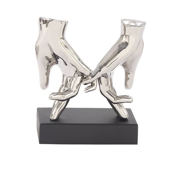 9th & Pike® Porcelain Hands Sculpture