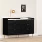 South Shore Hype 6-Drawer Double Dresser w/Faux Carrara Marble - image 2