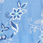 Petite Alfred Dunner Mykonos Split Neck Floral Embroidery Blouse - image 6