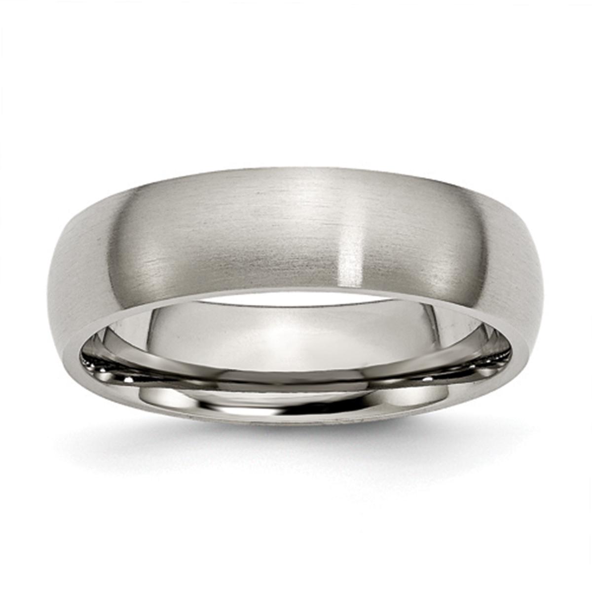 Mens Endless Affection™ 6mm Titanium Brushed Wedding Band