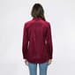 Womens MSK Long Sleeve Velvet Glitter Blouse - image 3
