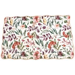 Nourison Scalloped Edges Floral Rug