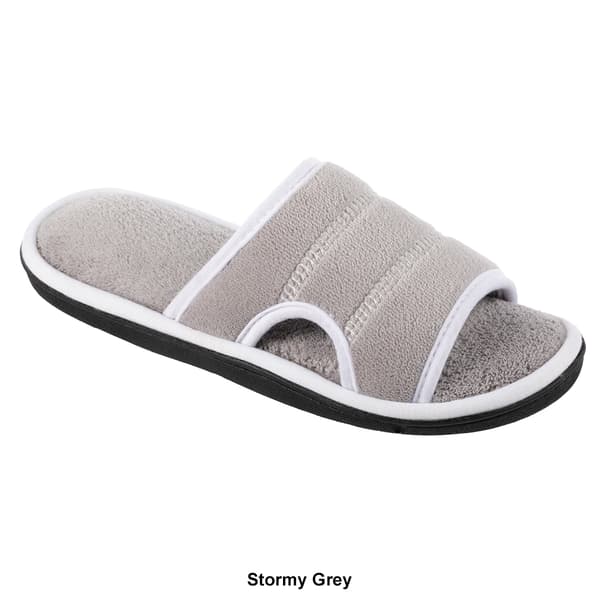 Womens Isotoner Micro Terry Vented Slide Slippers