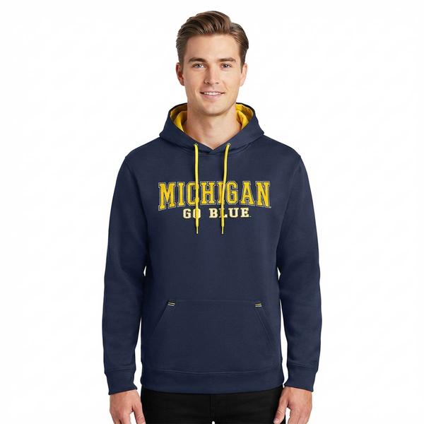 Mens Colosseum(tm) Athletics Michigan Pullover Hoodie - image 