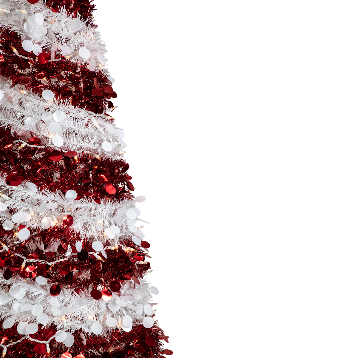 Northlight 4ft. Pre-Lit Candy Cane Pop-Up Christmas Tree