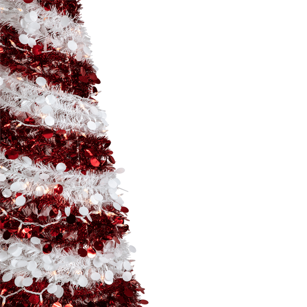 Northlight 4ft. Pre-Lit Candy Cane Pop-Up Christmas Tree