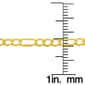 Gold Classics&#8482; 10kt. Gold 20in. Figaro Necklace - image 3
