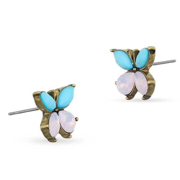 Betsey Johnson Boho Butterfly Stud Earrings