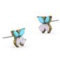 Betsey Johnson Boho Butterfly Stud Earrings - image 3
