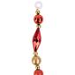 Northlight Seasonal Shiny & Matte Red Beaded Christmas Garland - image 6