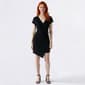 Juniors Madden Girl Cap Sleeve Wrap Asymmetrical Dress - image 2