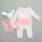Baby Girl &#40;NB-9M&#41; Baby Essentials&#174; Easter Bunny Footie Pajamas - image 3
