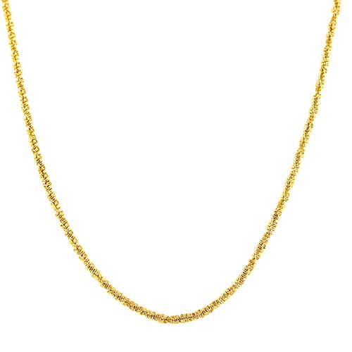 Gold Classics&#40;tm&#41; 10kt. Yellow Gold Sparkle Necklace - image 