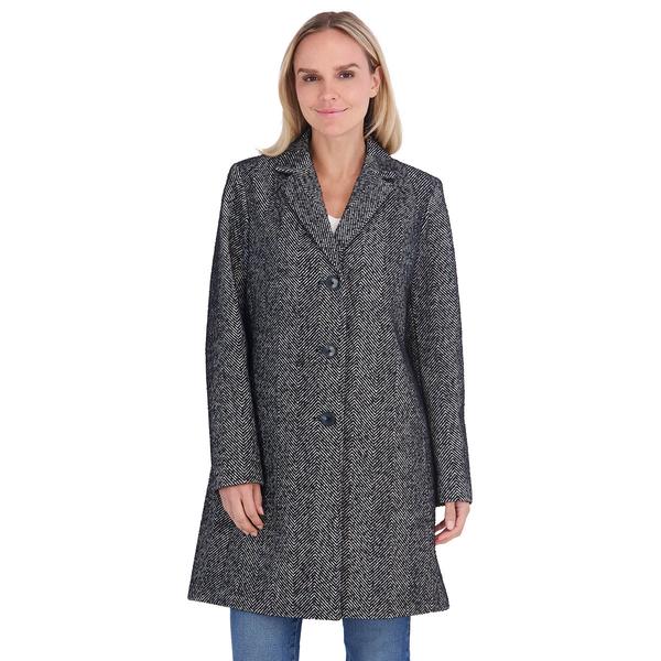 Womens Calvin Klein Single Breasted Walker Coat - image 