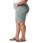 Plus Size Gloria Vanderbilt Amanda Bermuda Shorts w/ Slit Hem - image 3