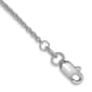 Gold Classics(tm) 10kt. White 1.4mm Chain Ankle Bracelet - image 1