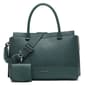 Calvin Klein Bianca Solid Satchel w/ Snap Closure - image 1