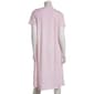 Womens Carole Hochaman Gingham Short Sleeve Nightgown - image 2