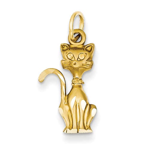 Gold Classics&#40;tm&#41; 14k. Tom Cat Charm - image 