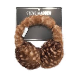 Womens Steve Madden Animal Print Fur Earmuffs - Deer