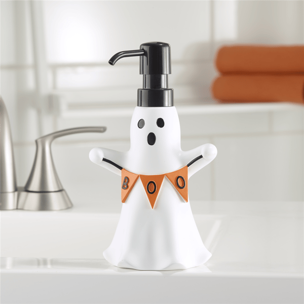 Avanti Ghost Boo Halloween Soap & Lotion Dispenser