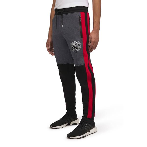 Mens Akademiks Globe Fleece Joggers - image 