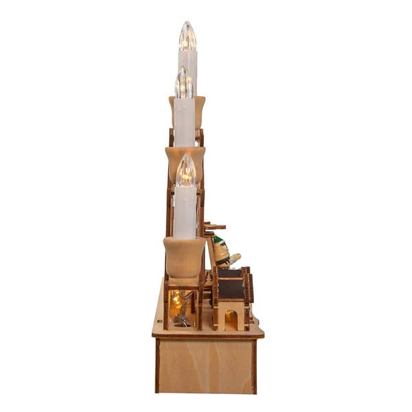 Kurt S. Adler 10.25in. Wooden LED Christmas Village