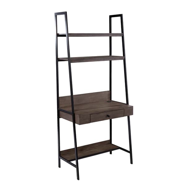 Southern Enterprises Lizvan Industrial Ladder Desk w/ Storage