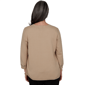 Petite Alfred Dunner Travel Advisory Beaded Scroll Sweater - image 2