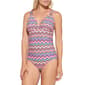 Womens Christina Blue Missonish Stripe One Piece Swimsuit - image 1
