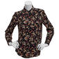 Petite AK Anne Klein Long Sleeve Floral Blouse - image 1