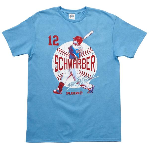 Mens Schwarber w/ Baseball Short Sleeve Tee - image 