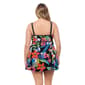 Plus Size Great Lengths Empire Princess Seam Swim Dress - image 2